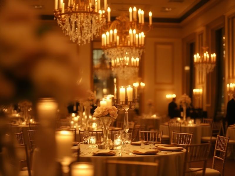 Luxury reception interior